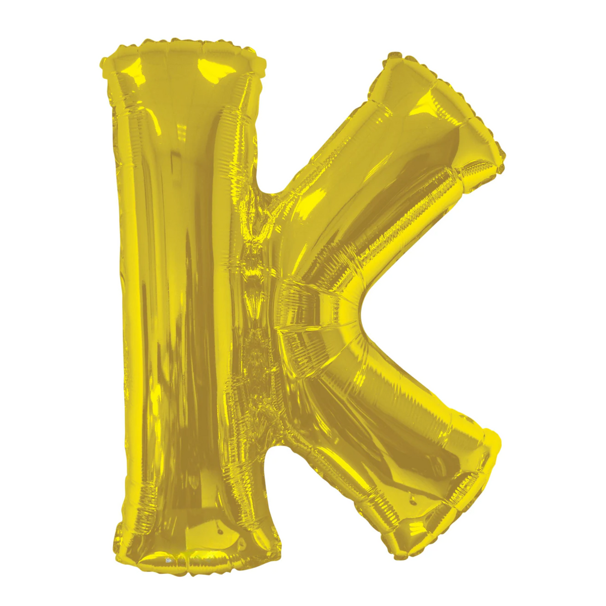 34" Gold Letter - K Balloon