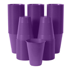 12 Oz. Purple Plastic Cups | 100 Count