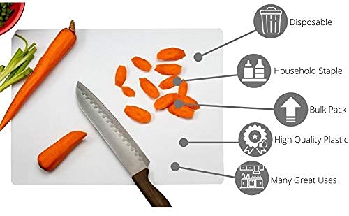 12 In. X 17.5 In. Premium Quality Disposable Cutting Board | 25 Count