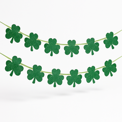 Sparkling Shamrock Banner for St. Patrick's Day ‚Äì 12 Ft