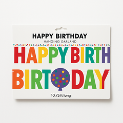 Rainbow Happy Birthday Letter Banner Decoration