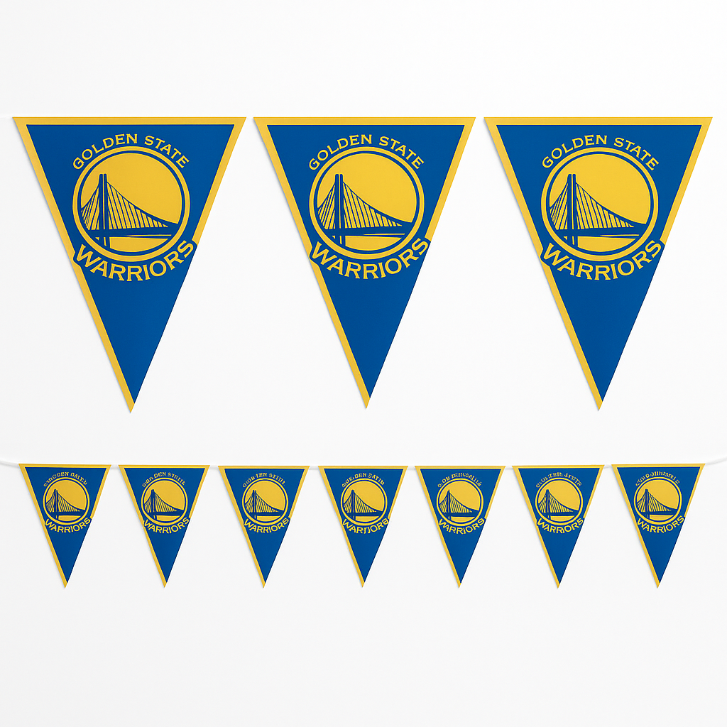 Golden State Warriors Pennant Banner