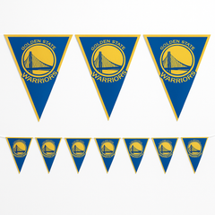Golden State Warriors Pennant Banner