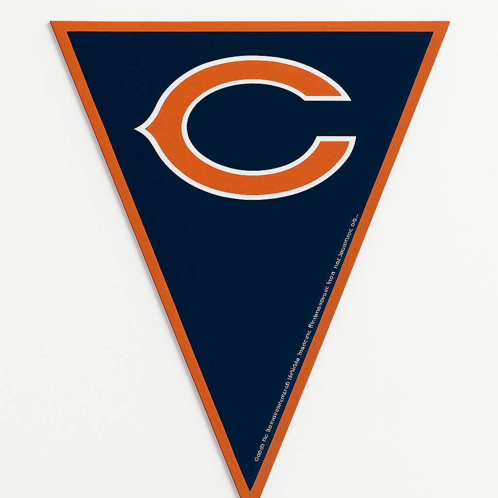 Chicago Bears NFL Pennant Banner