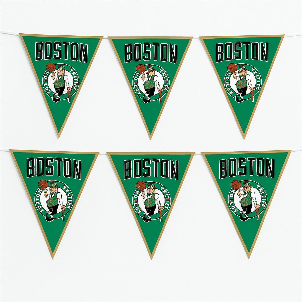 Boston Celtics Pennant Banner - Official NBA Decoration