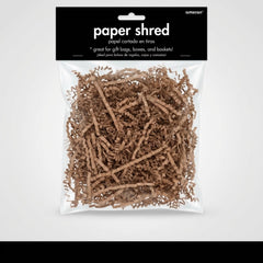 Brown Crinkle Paper Shreds for Gift Wrapping, 2 oz