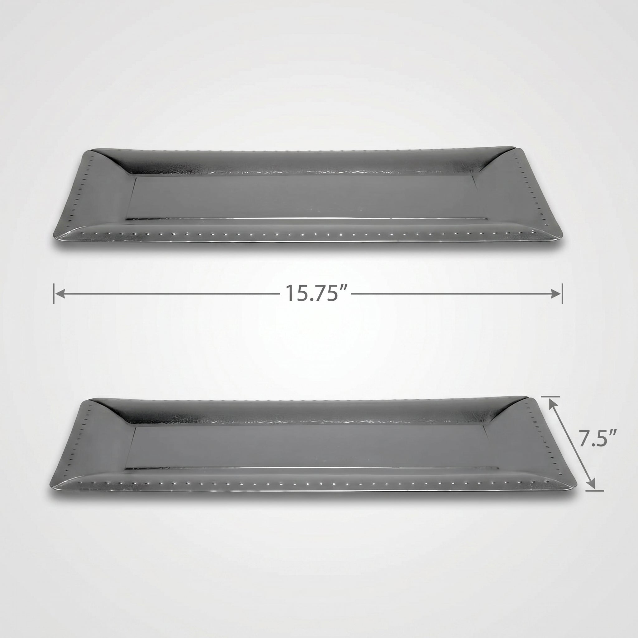 Silver Catering Serve Tray - Set of 3 (15.75 Inch)
