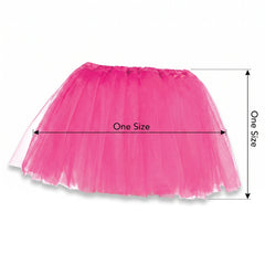 Bright Pink Child's Tutu for Costumes and Team Spirit