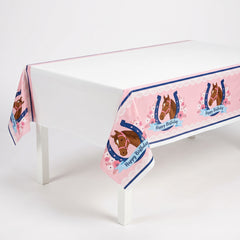Saddle Up Birthday Plastic Table Cover for Kids' Parties
