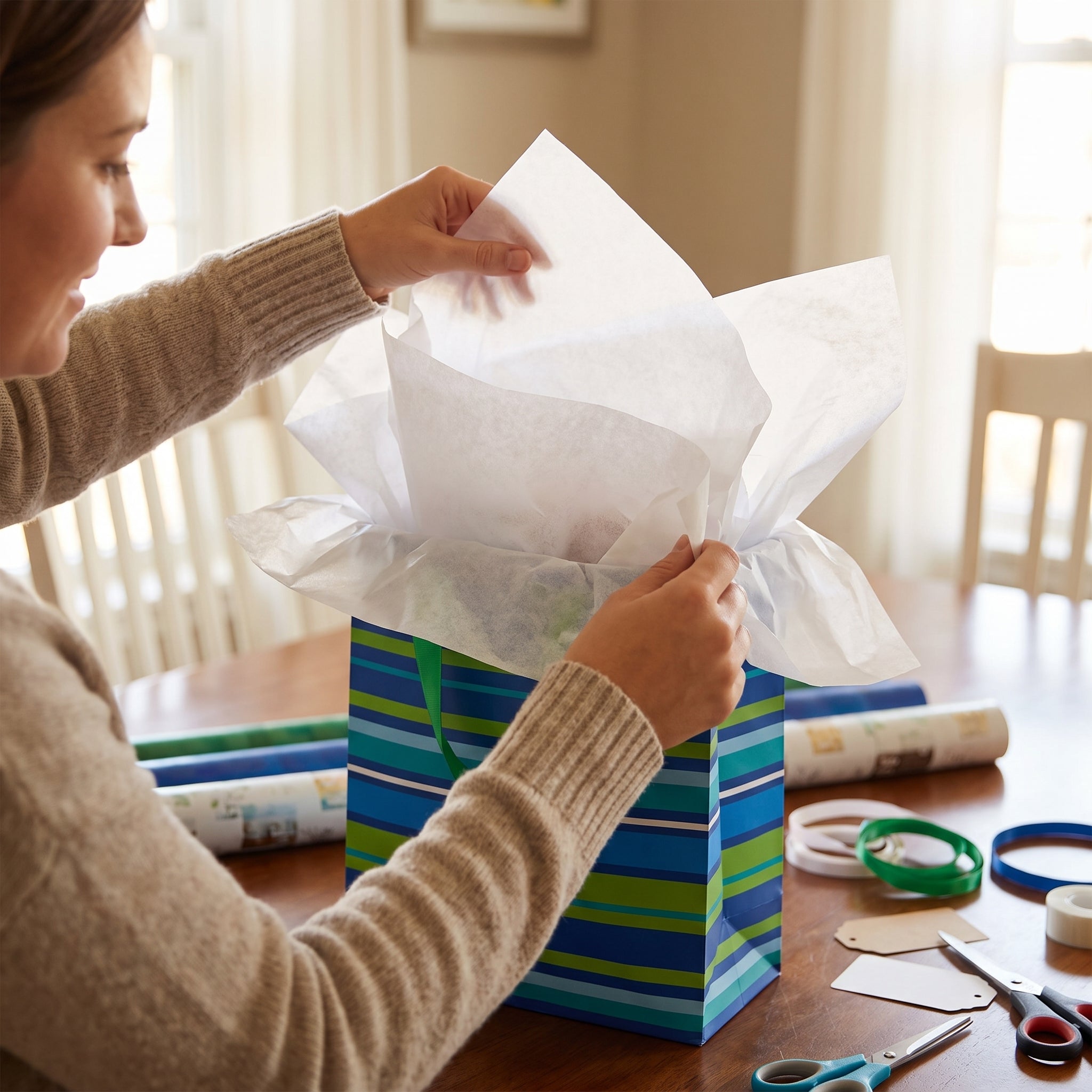 Classic White Tissue Paper - 8 Count