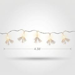 Gold Tassel LED String Lights - 5 ft, Battery Operated
