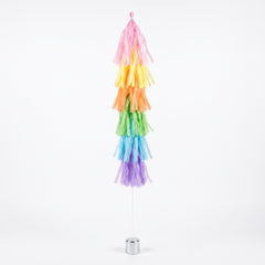 Pastel Tassel Balloon Weight Tail, 6 ft