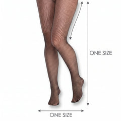 Classic Black Fishnet Stockings - One Size