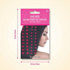 Pink Hair Gems Set - 50 Piece Set
