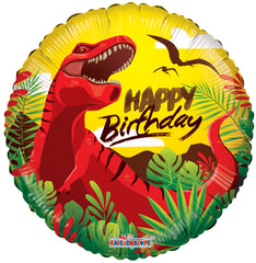 Happy Birthday Dino Balloon