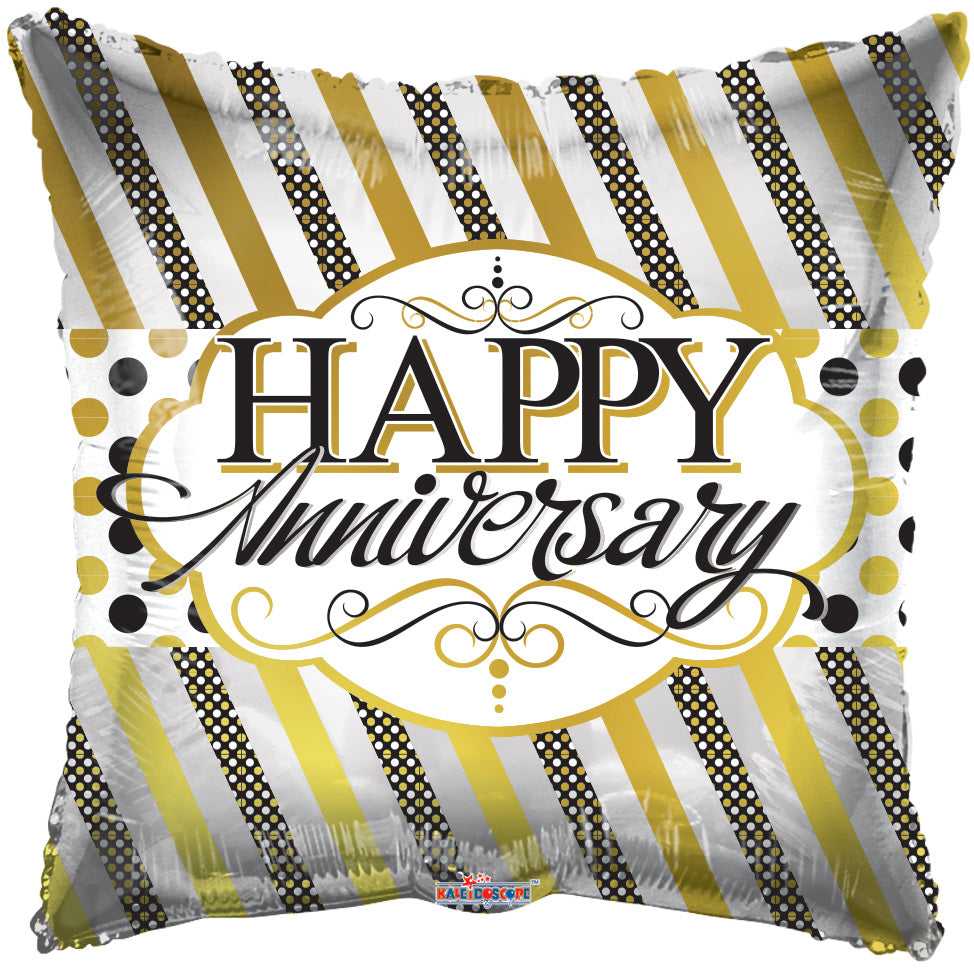 Anniversary Gold Balloon