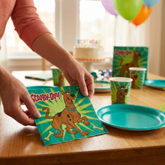 Scooby-Doo Lunch Napkins - 6.5 In. x 6.5 In. - Kids Birthday Party Supplies