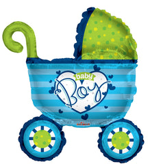 Baby Boy Stroller Shape Balloon