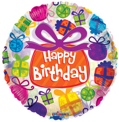 Happy Birthday Presents Cv Balloon