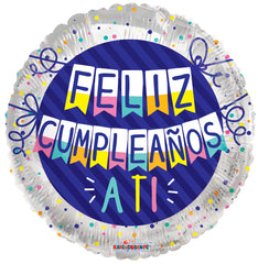 Feliz Cumple Pennants Balloon