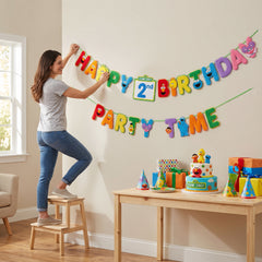 Sesame Street Jumbo Letter Banner Kit for Kids' Birthday Parties