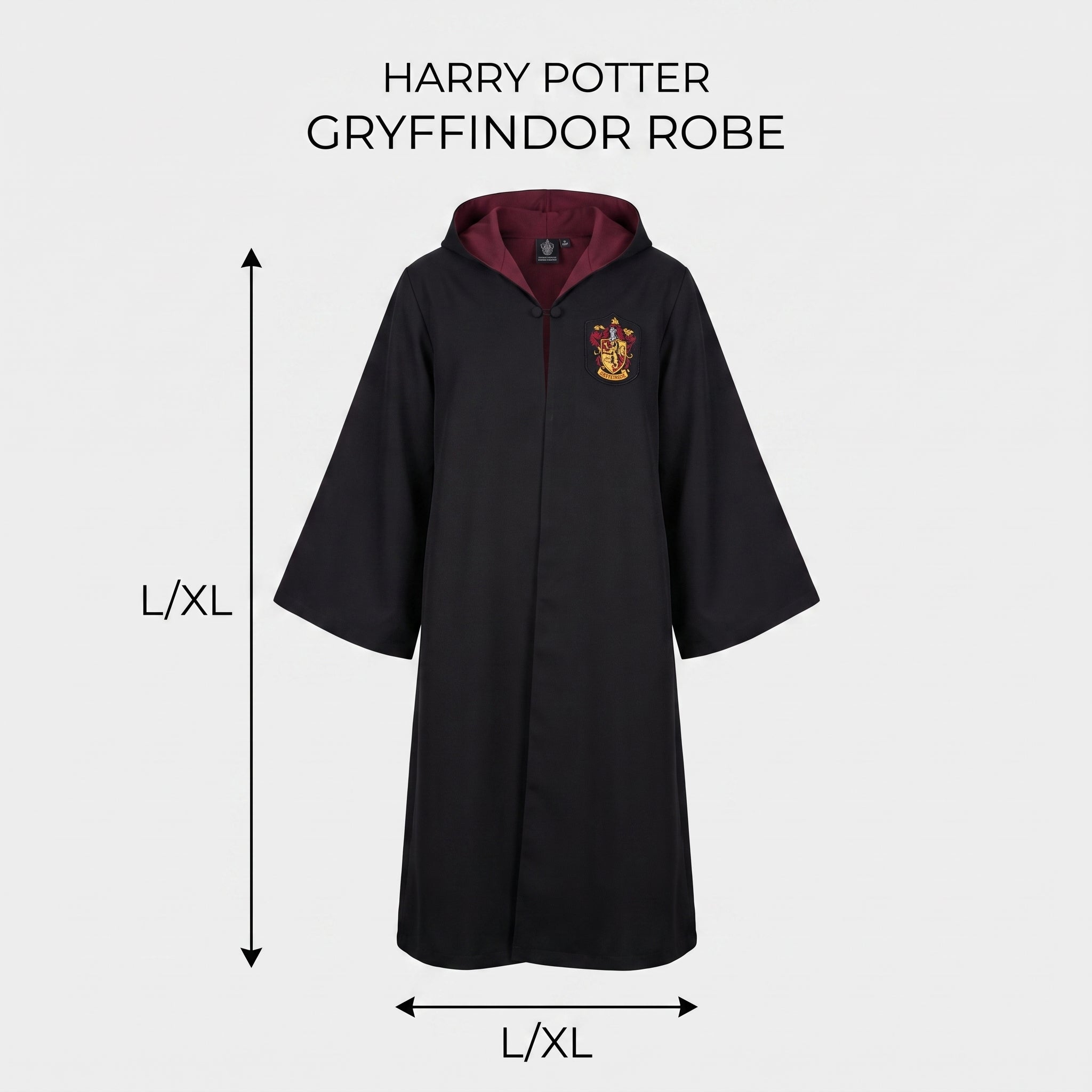 Kids' Gryffindor Robe - Harry Potter Costume Accessory (L/XL)
