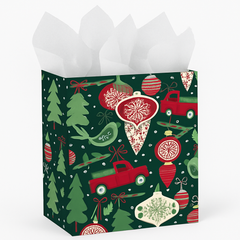 Christmas Wonder Medium Gift Bag with Festive Design