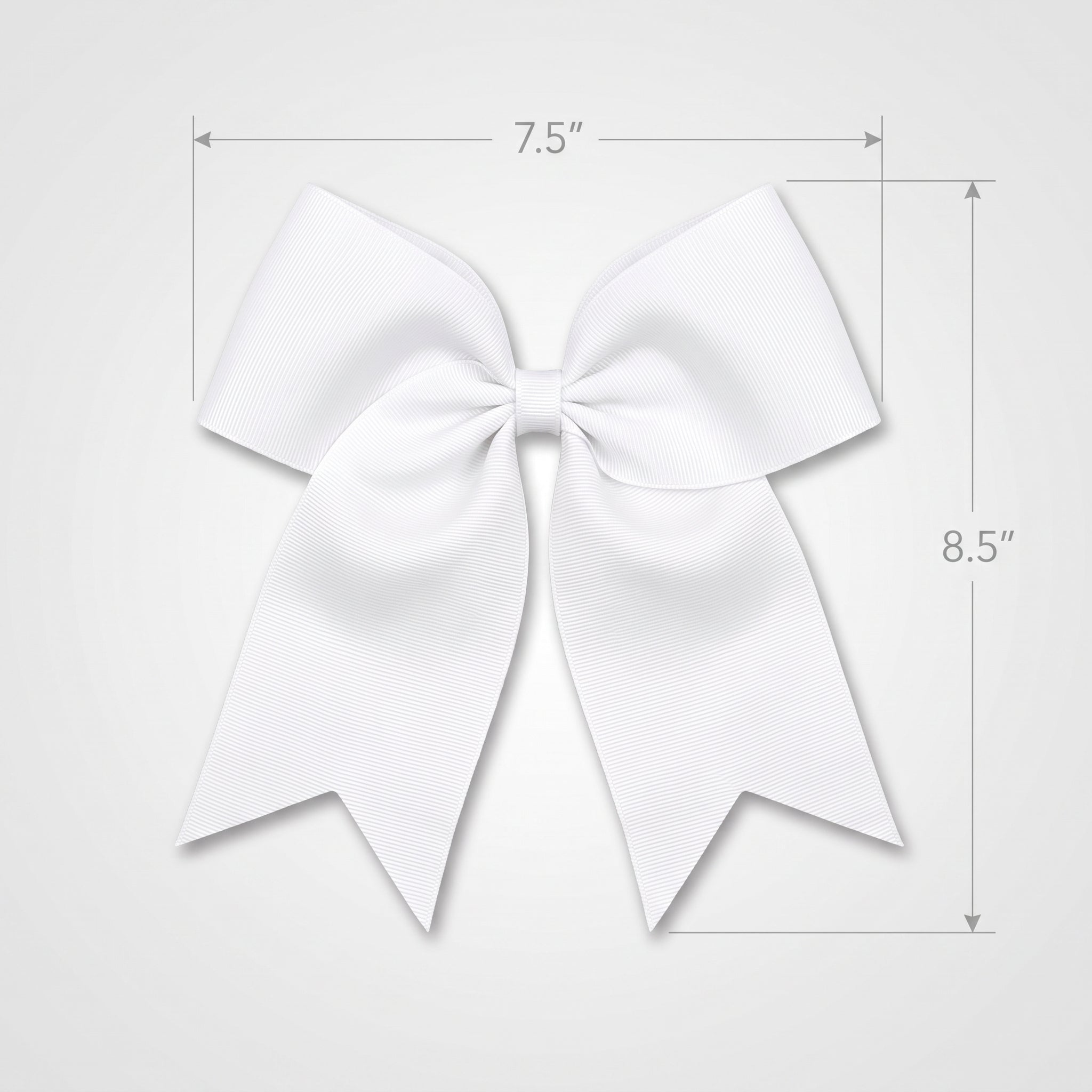 Oversized White Bow Headband
