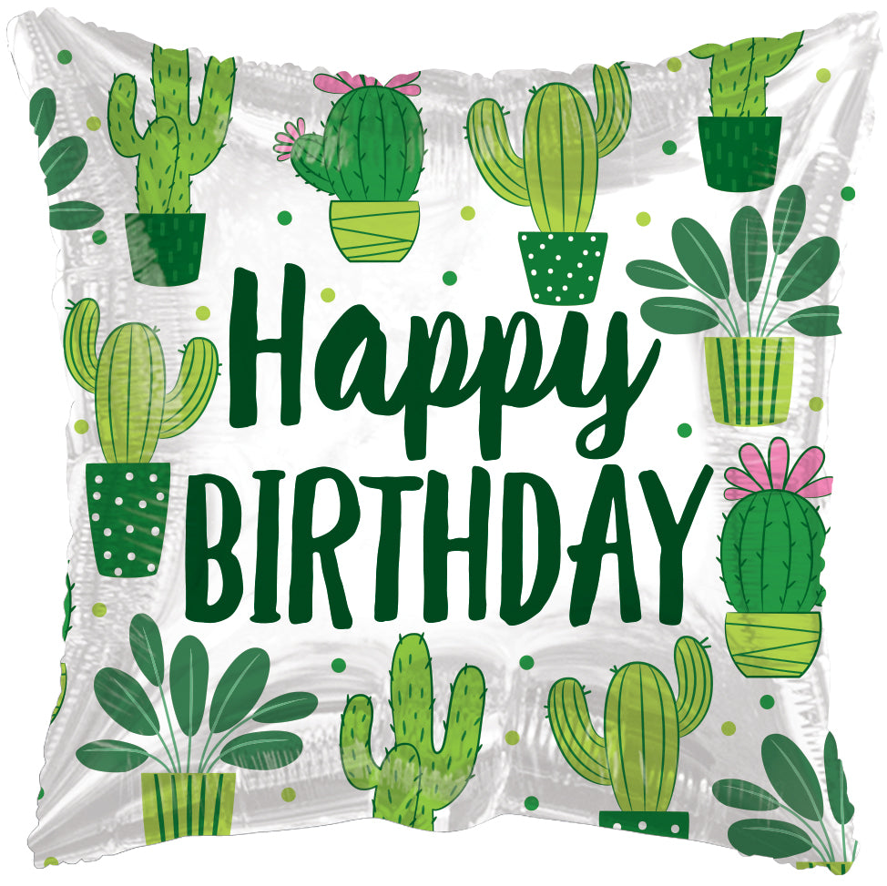 Pr Birthday Cactus Balloon