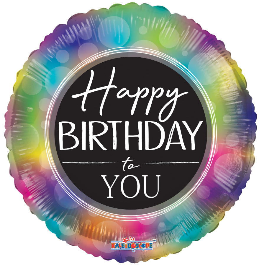 Happy Birthday To You Multicolor Balloon