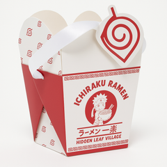 Naruto Ramen Takeout Container Favor Boxes, 4-Pack
