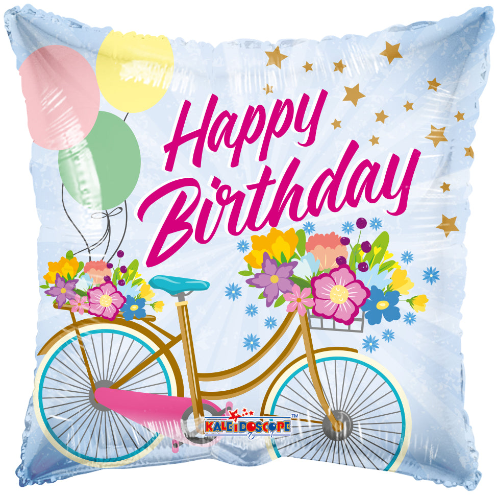 Pr Happy Birthday Bike Gb Balloon