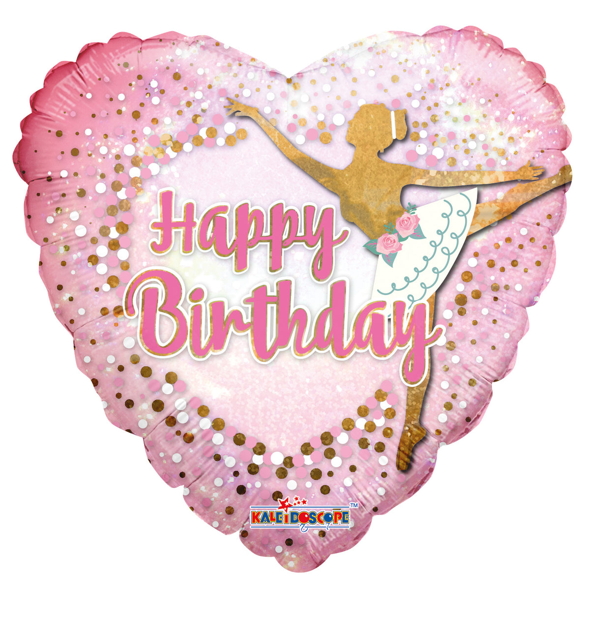 Happy Birthday Ballerina Balloon