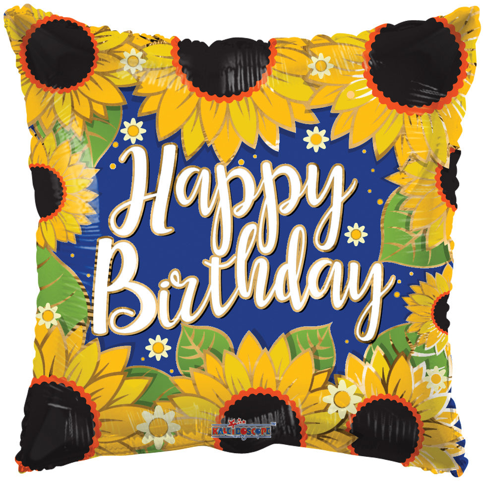 Birthday Sunflower Balloon