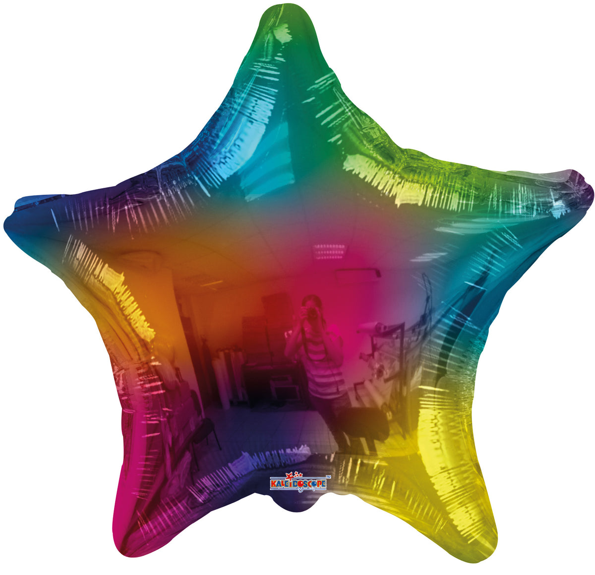 Multicolor Star Balloon