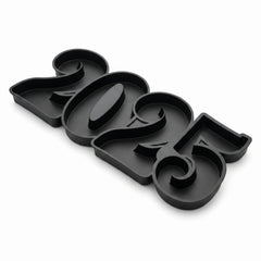 2025 New Year's Eve Plastic Serving Tray