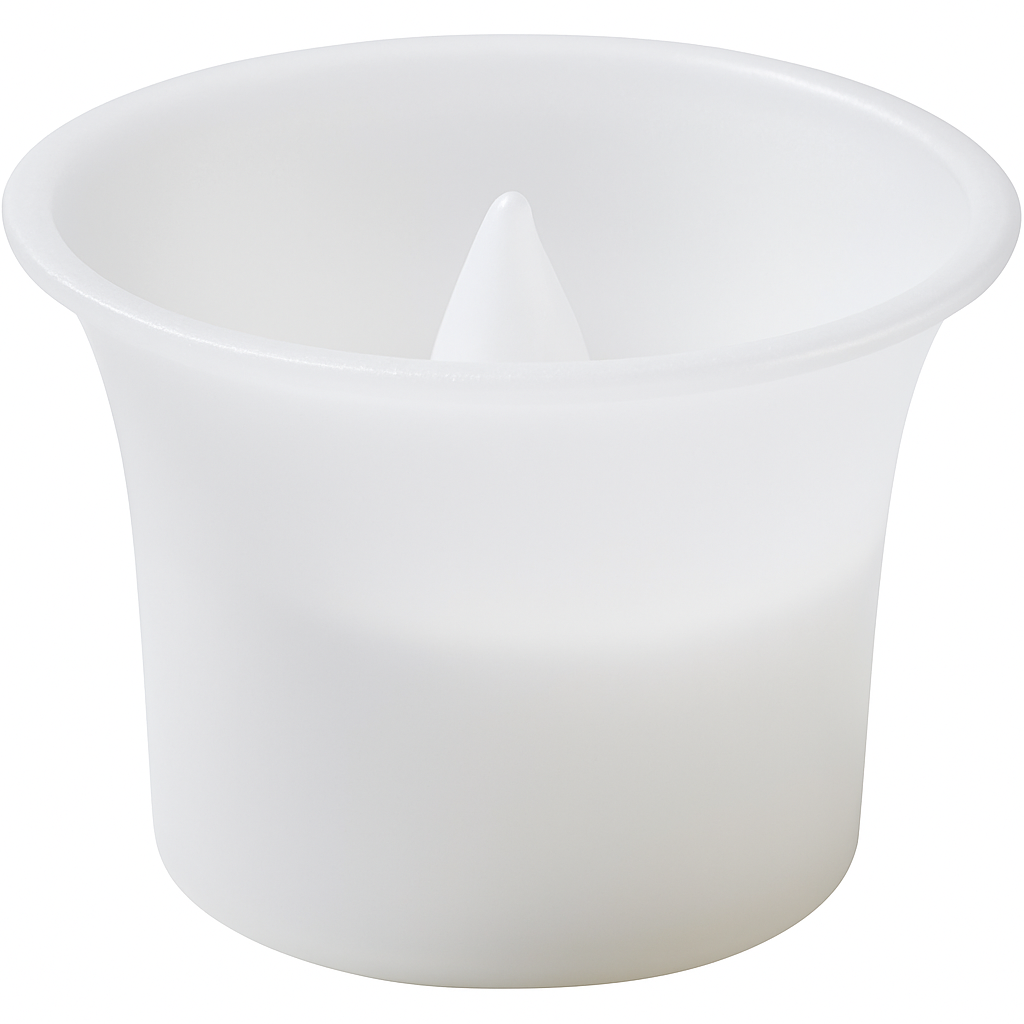 White Flared Votive Flameless LED Candles, 6-Pack