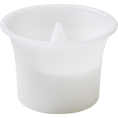 White Flared Votive Flameless LED Candles, 6-Pack