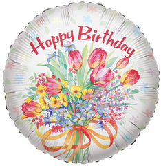 Bv Birthday Tulips Balloon