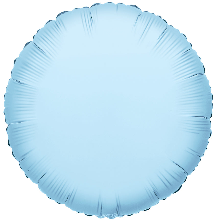 Light Blue Round Balloon