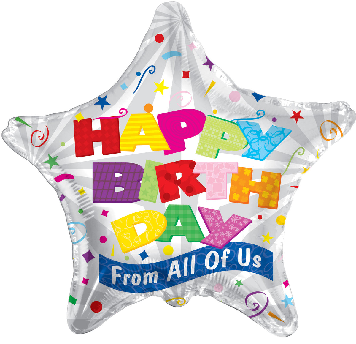 Pr Big Letters Birthday Balloon