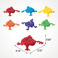 Colorful Jumping Frog Party Favors - High Count Set