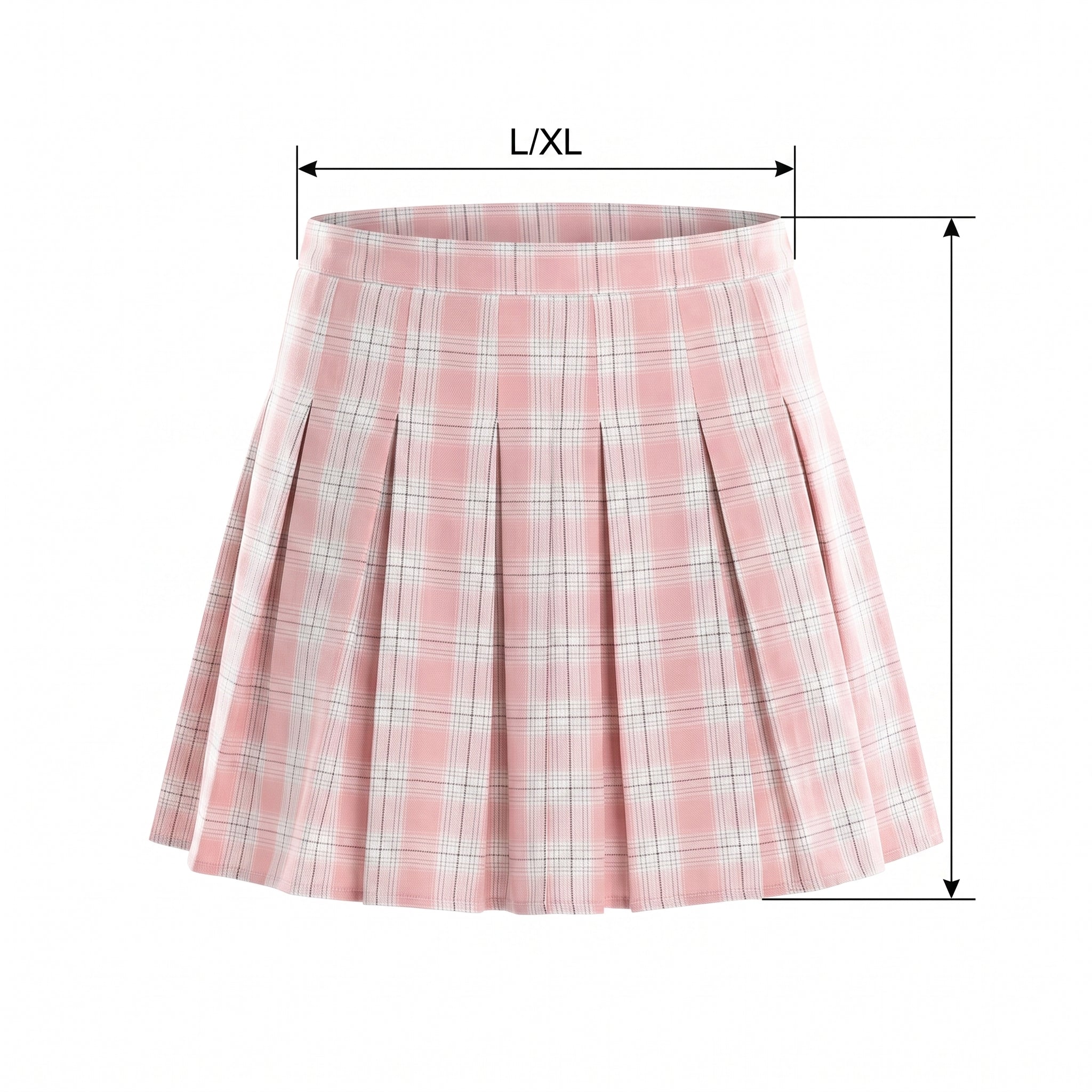90s Plaid Mini Skirt Costume Accessory - L/XL