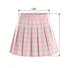 90s Plaid Mini Skirt Costume Accessory - L/XL