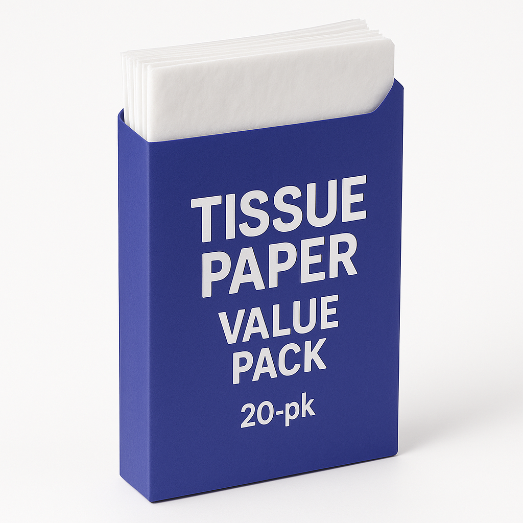 Caribbean Blue Tissue Paper Value Pack - 20 Sheets