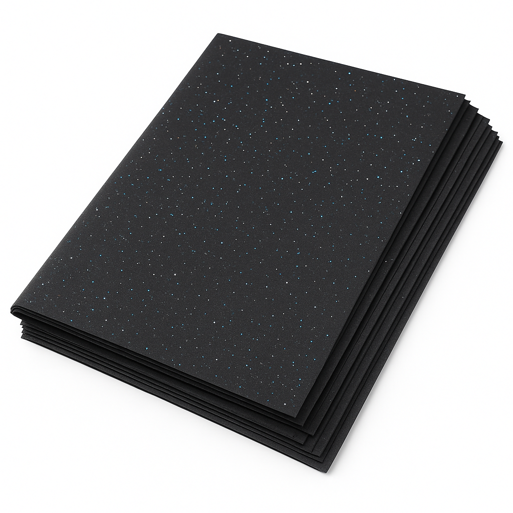 Ebony Sparkle Tissue Paper - 5 Pack