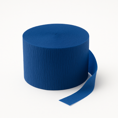 Royal Blue Crepe Streamers - 81ft