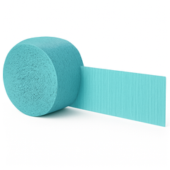 Robin's Egg Blue Crepe Streamer - 81ft