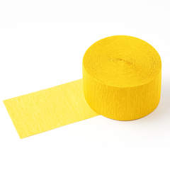 Sunshine Yellow Crepe Streamer - 81ft