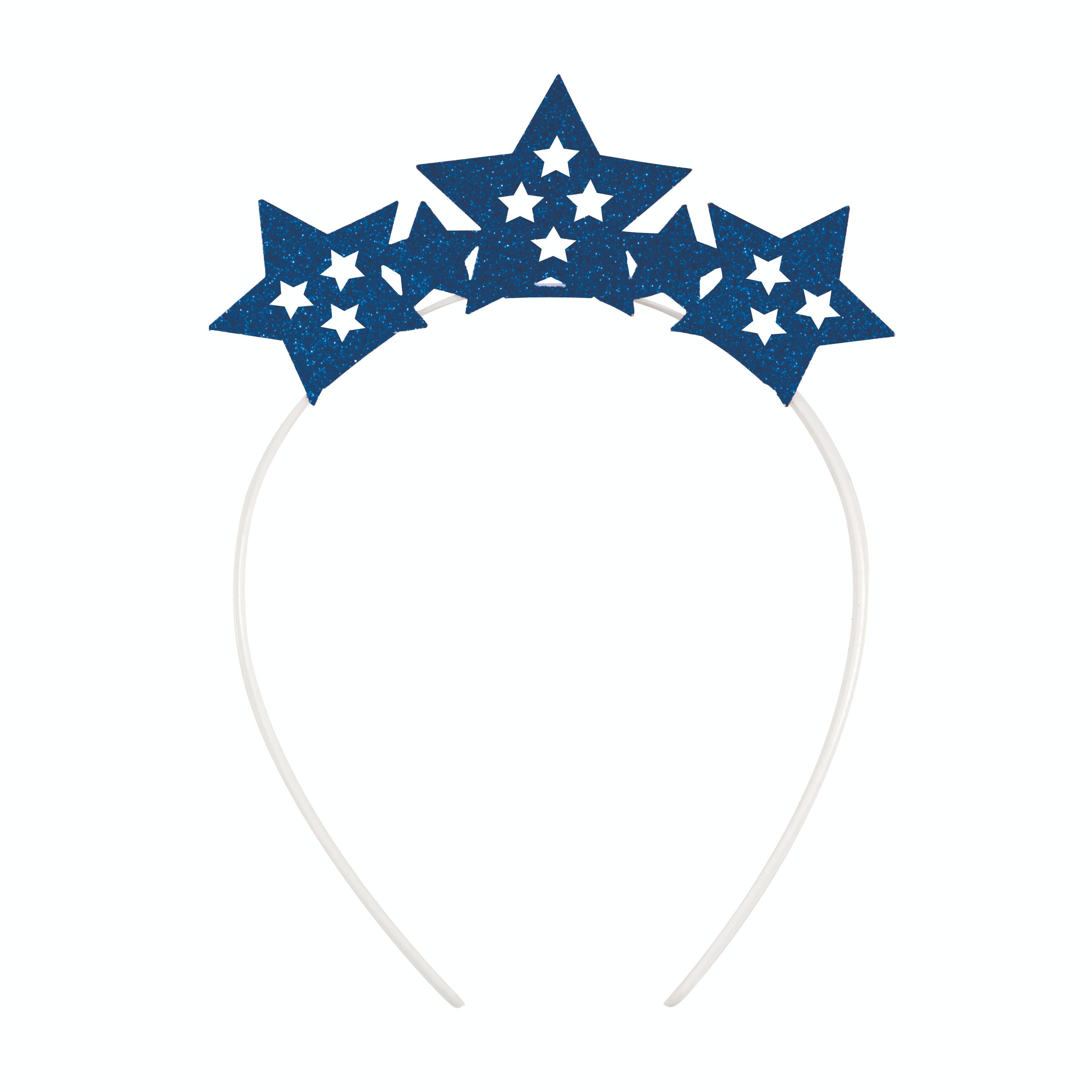 Patriotic Stars Assorted Party Headbands | 3 Count